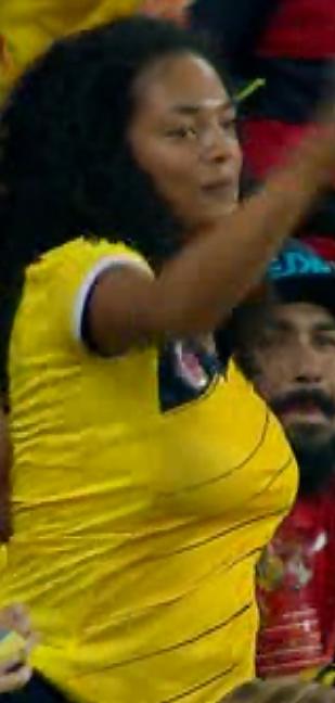 11P Busty Columbian milf dancing at World Cup 14 game