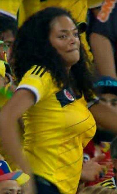 11P Busty Columbian milf dancing at World Cup 14 game
