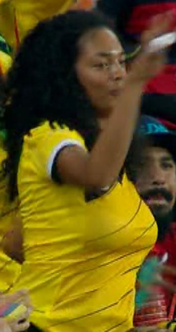 11P Busty Columbian milf dancing at World Cup 14 game