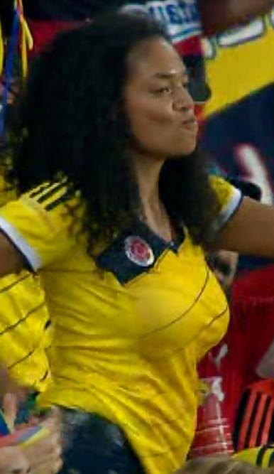 11P Busty Columbian milf dancing at World Cup 14 game