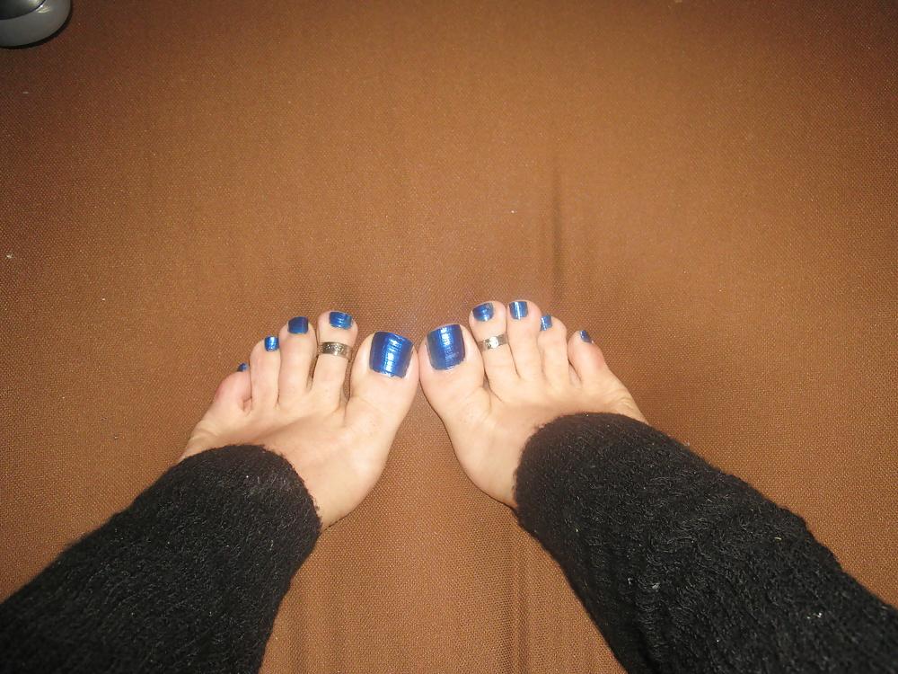 8P Silvia Blue nails 