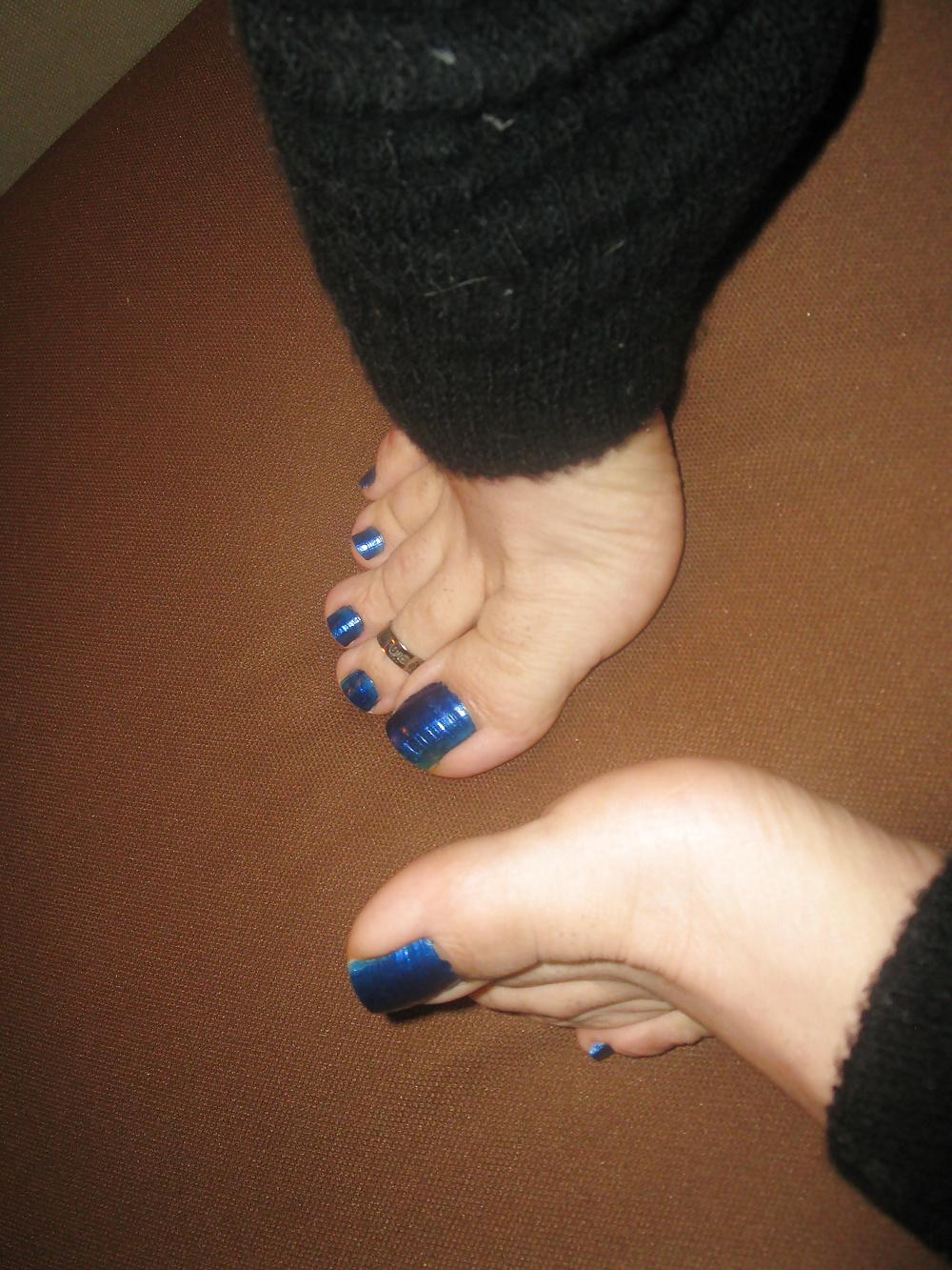 8P Silvia Blue nails 