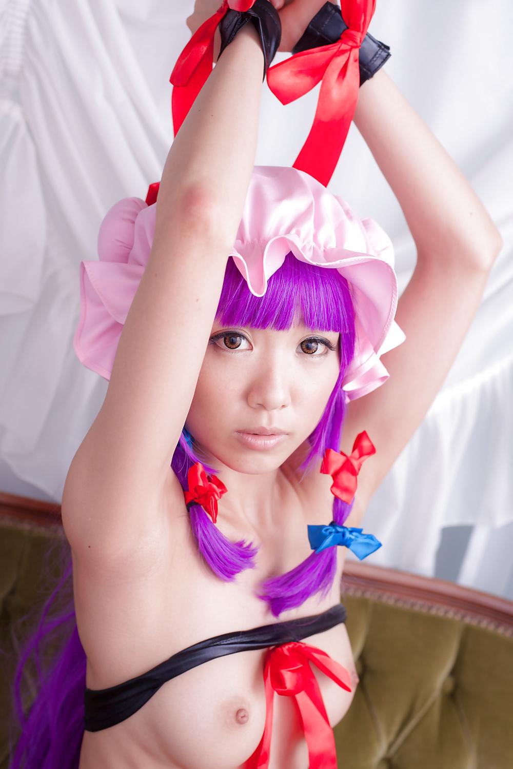 16P Japanese patchouli knowledge ero cosplay