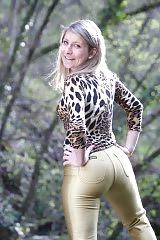 20P GOLD SPANDEX DISCO PANTS