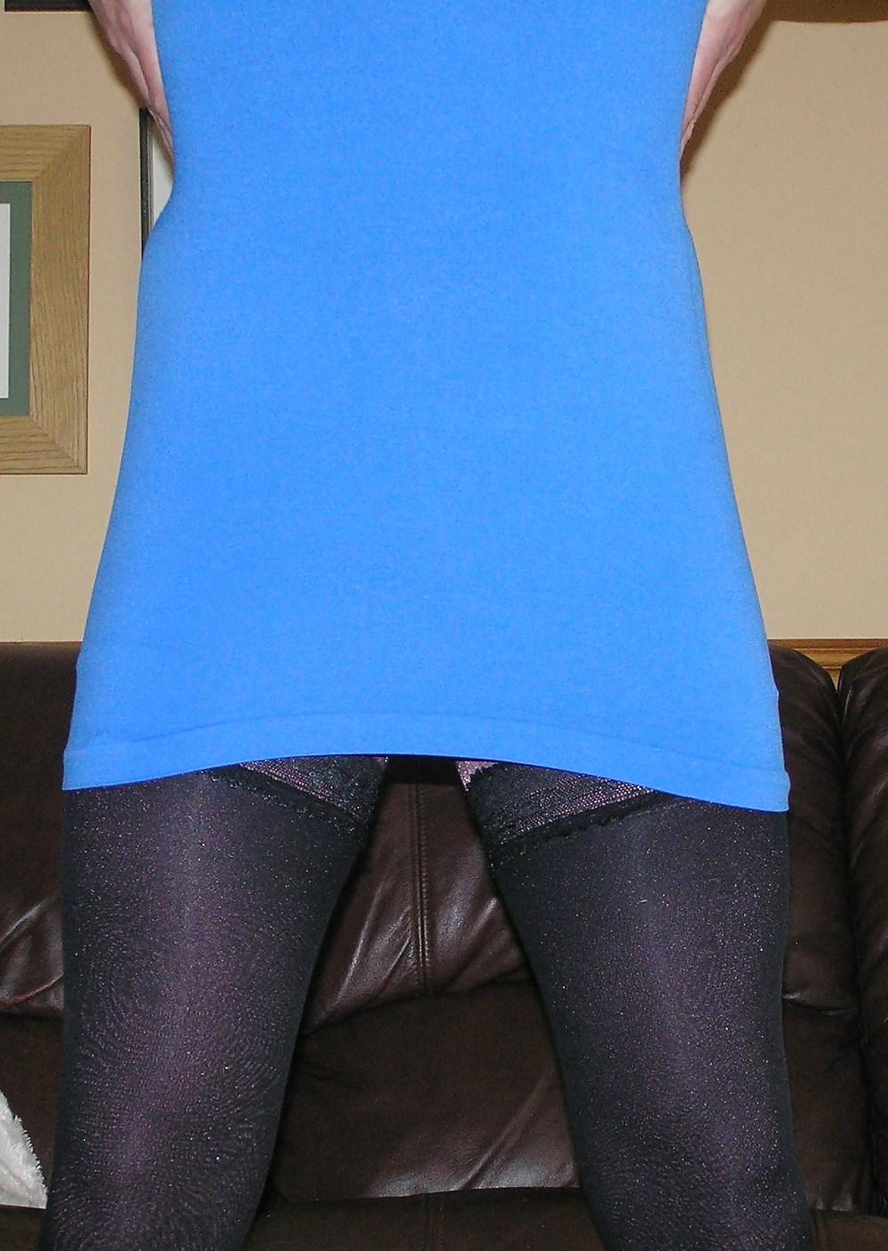 19P 2011 blue mini dress