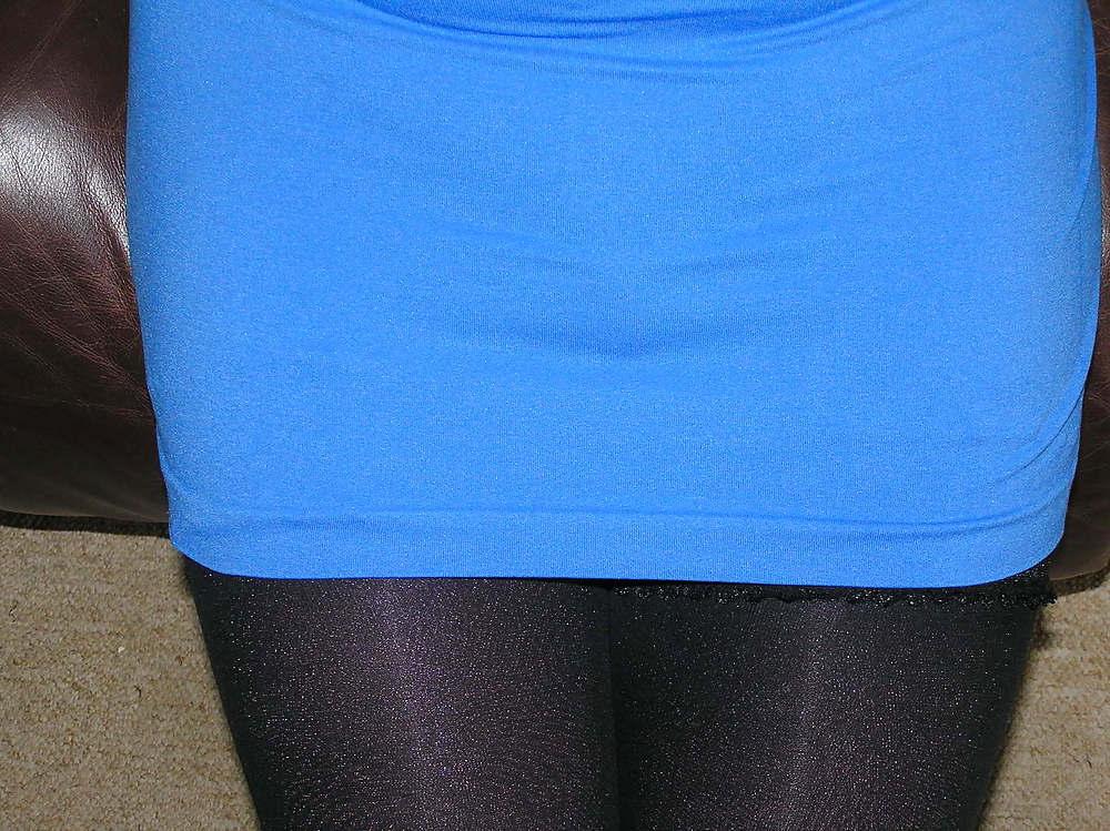 19P 2011 blue mini dress