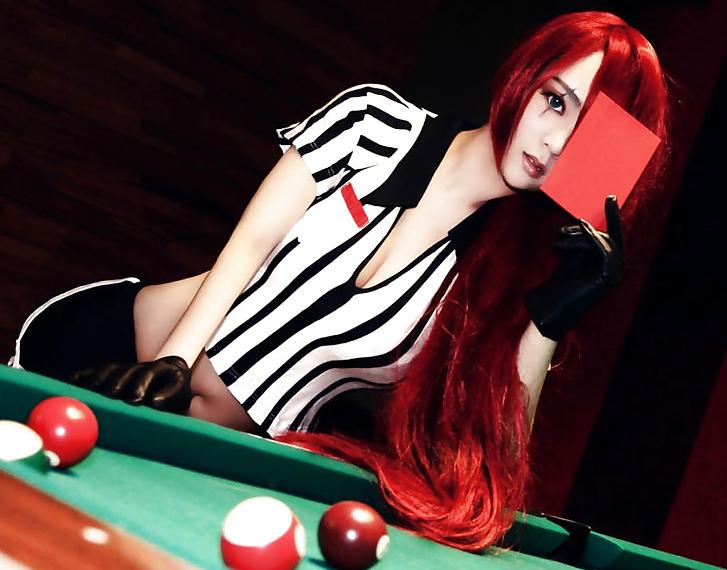 9P Red Card Katarina Cosplay (League Of Legends)