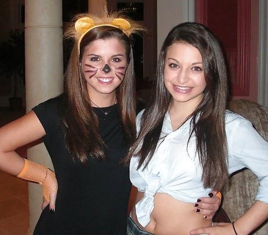 25P Halloween sorority babes in costumes