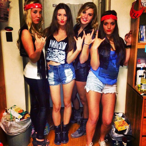 25P Halloween sorority babes in costumes