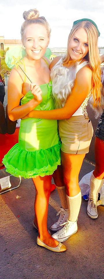 25P Halloween sorority babes in costumes