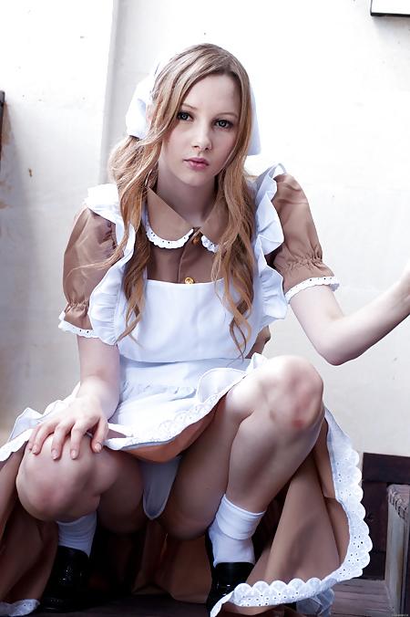 10P Cute little russian gravure starlet