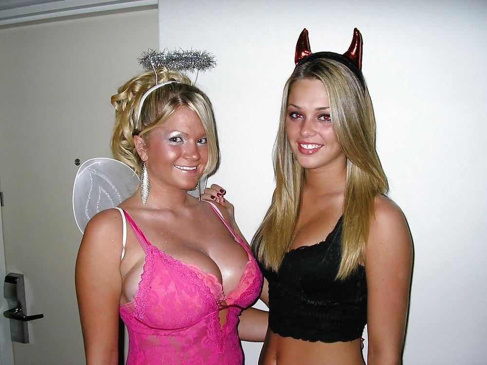 25P Halloween 2014 - Girls In And Out Of Costumes