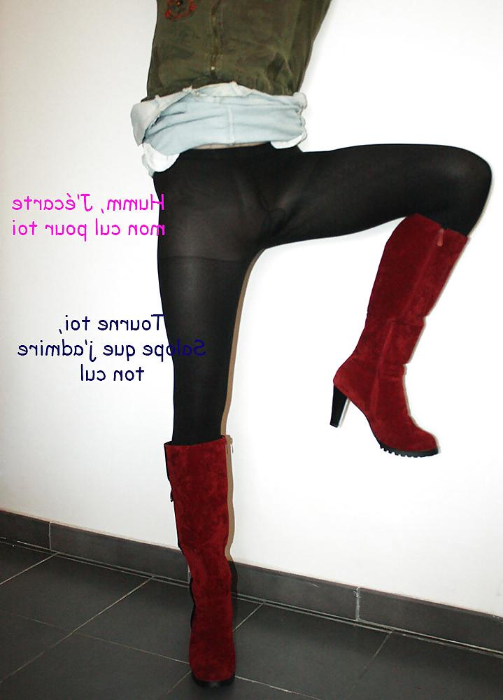 10P Avec mes nouvelles bottes version French Caption