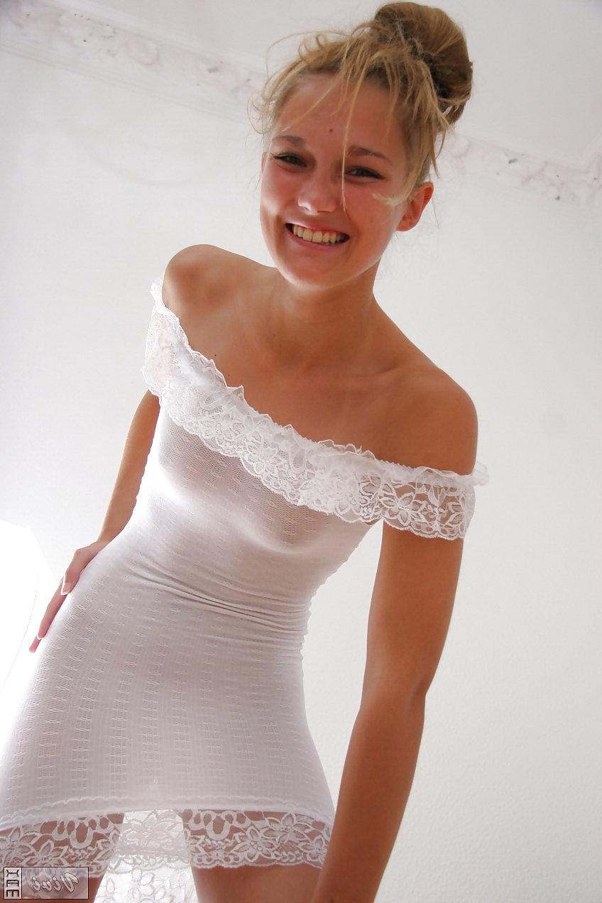 25P Nothing here just a girl only in a white dress