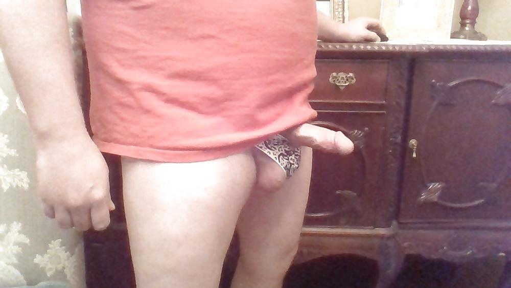 21P Blue Polka Dot and Print panties.