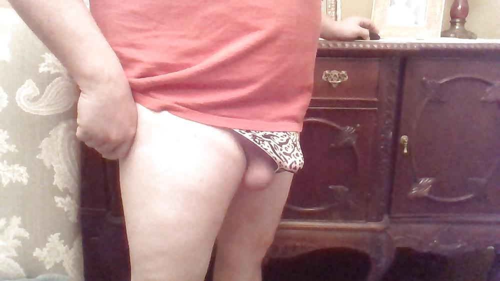 21P Blue Polka Dot and Print panties.