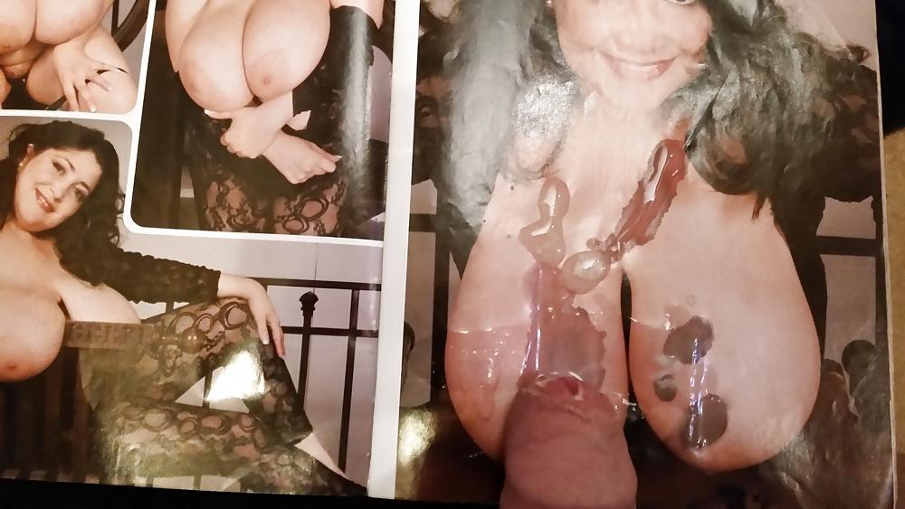 4P Second load of cum for this big titted porn mag slut