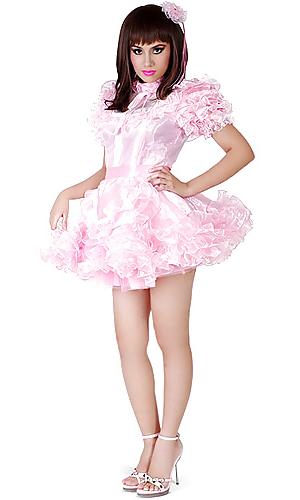 19P Pink sissy dress