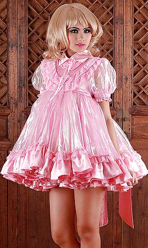 19P Pink sissy dress