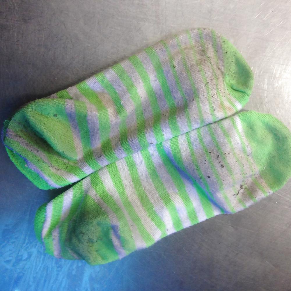 7P DIrty Stinky Waitress Socks
