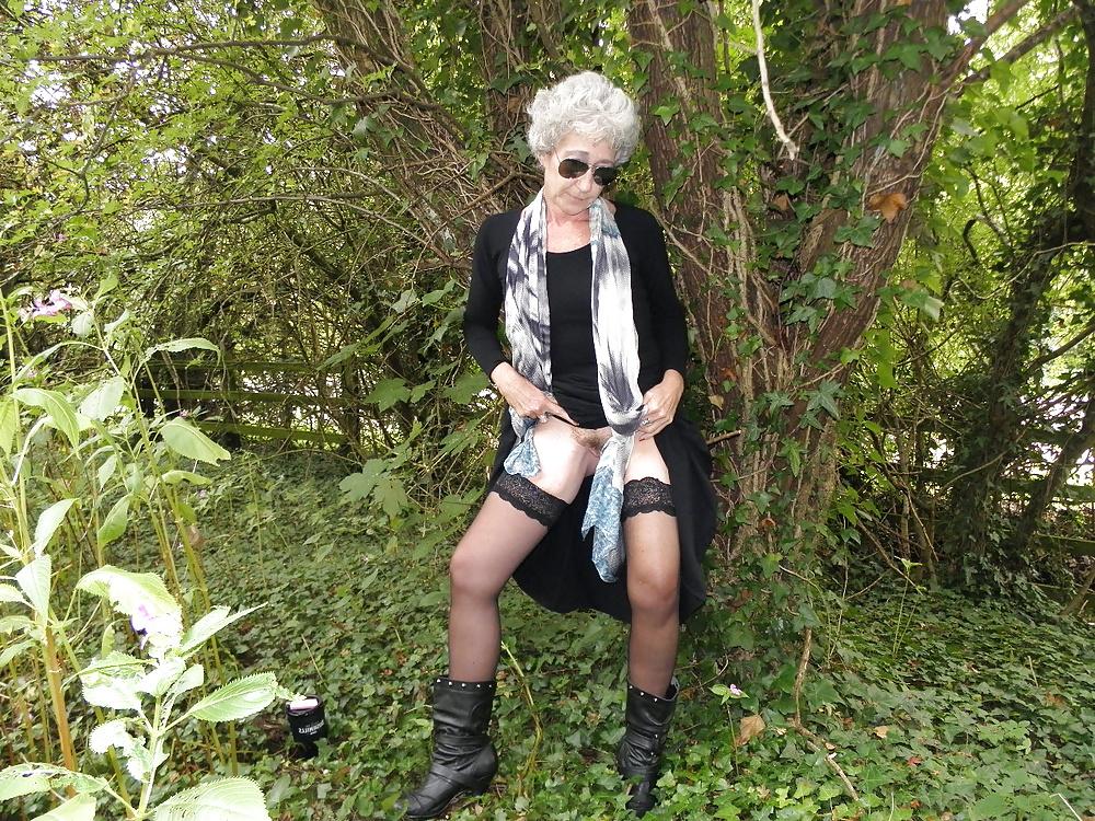 10P Aine outside in the forest