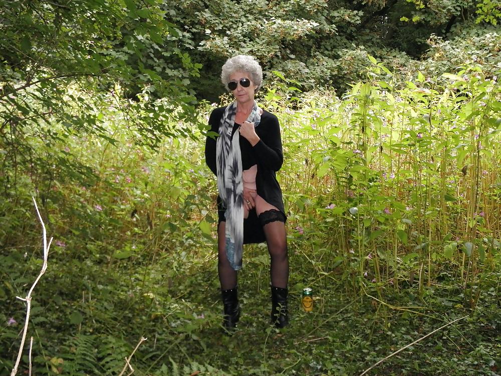 10P Aine outside in the forest