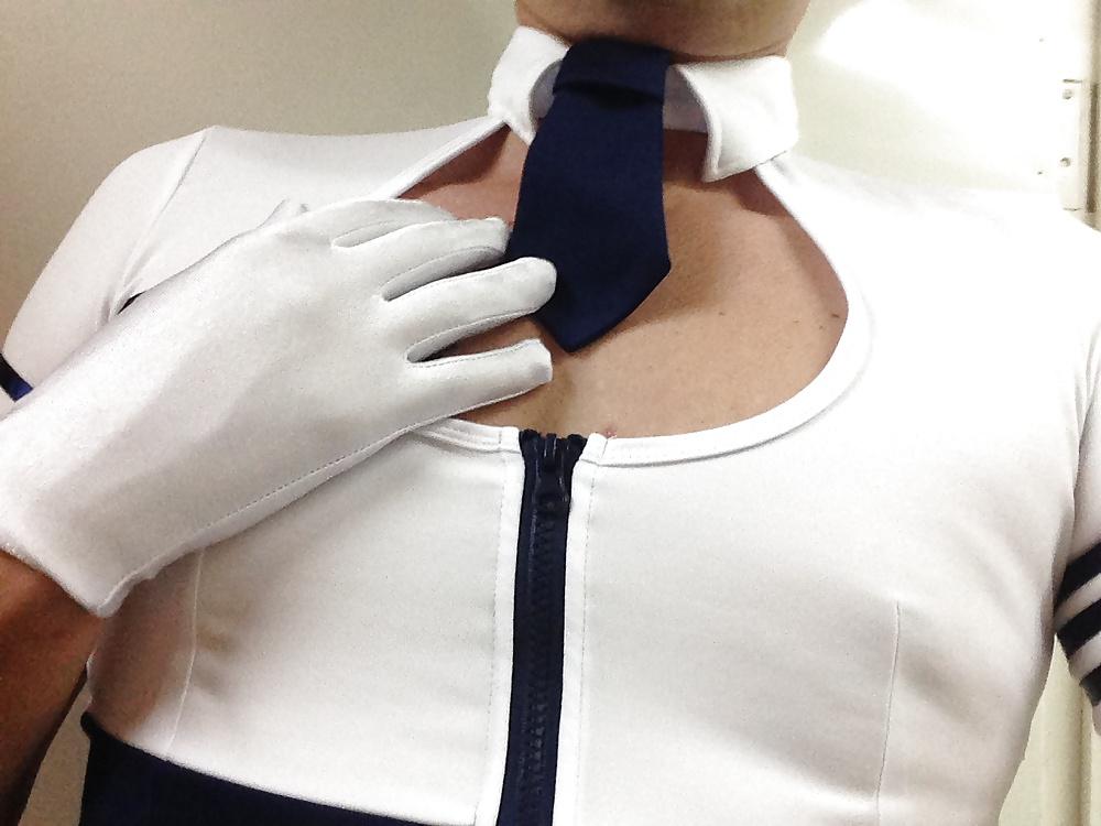 5P Air hostess costume