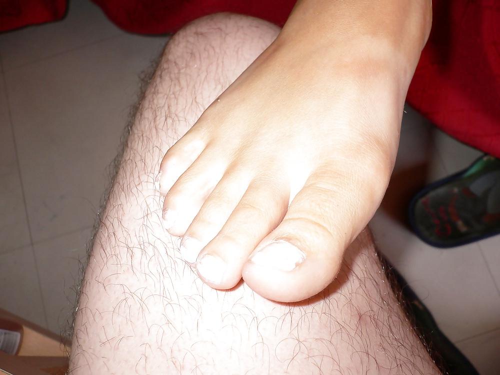 17P French pedicure footjob