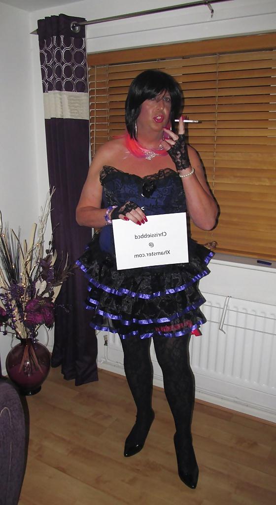 21P My new purple corset & Tu Tu