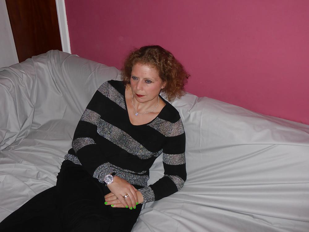 25P Wife dressed as French Maid, Stockings serving