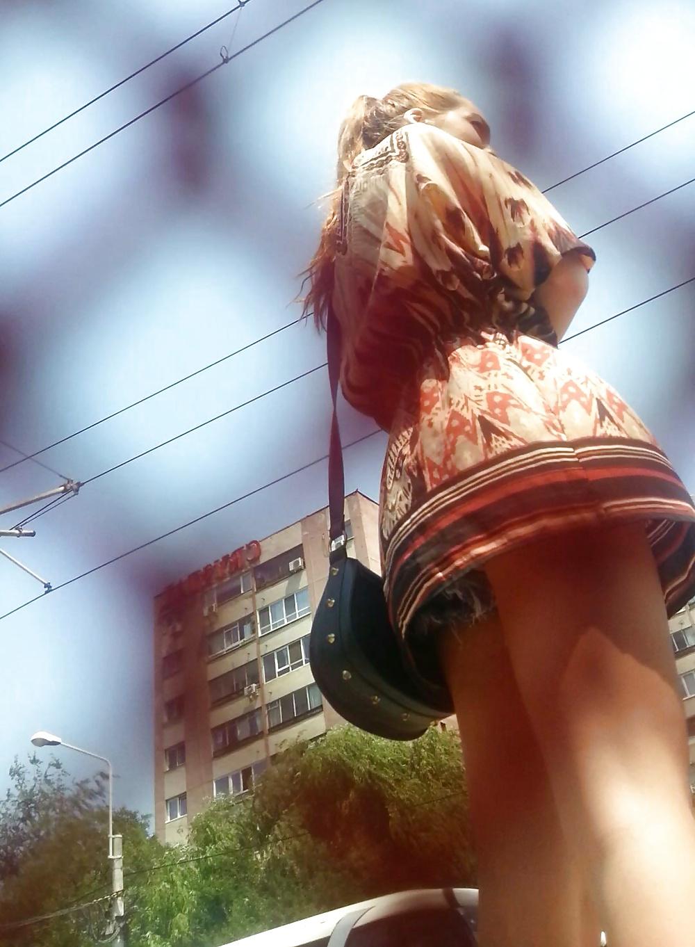 12P Spy sexy teens skirt&shorts romanian-nu cred ca are bikiny