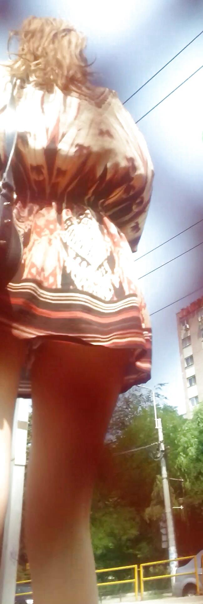 12P Spy sexy teens skirt&shorts romanian-nu cred ca are bikiny