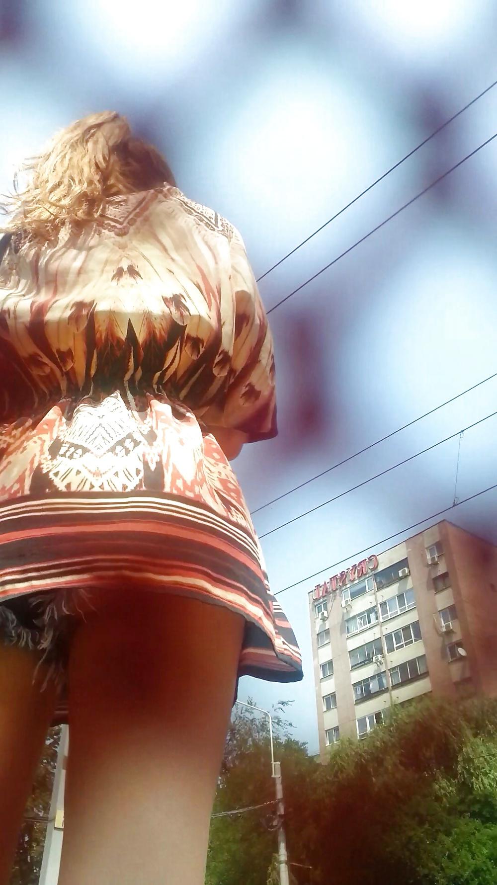 12P Spy sexy teens skirt&shorts romanian-nu cred ca are bikiny