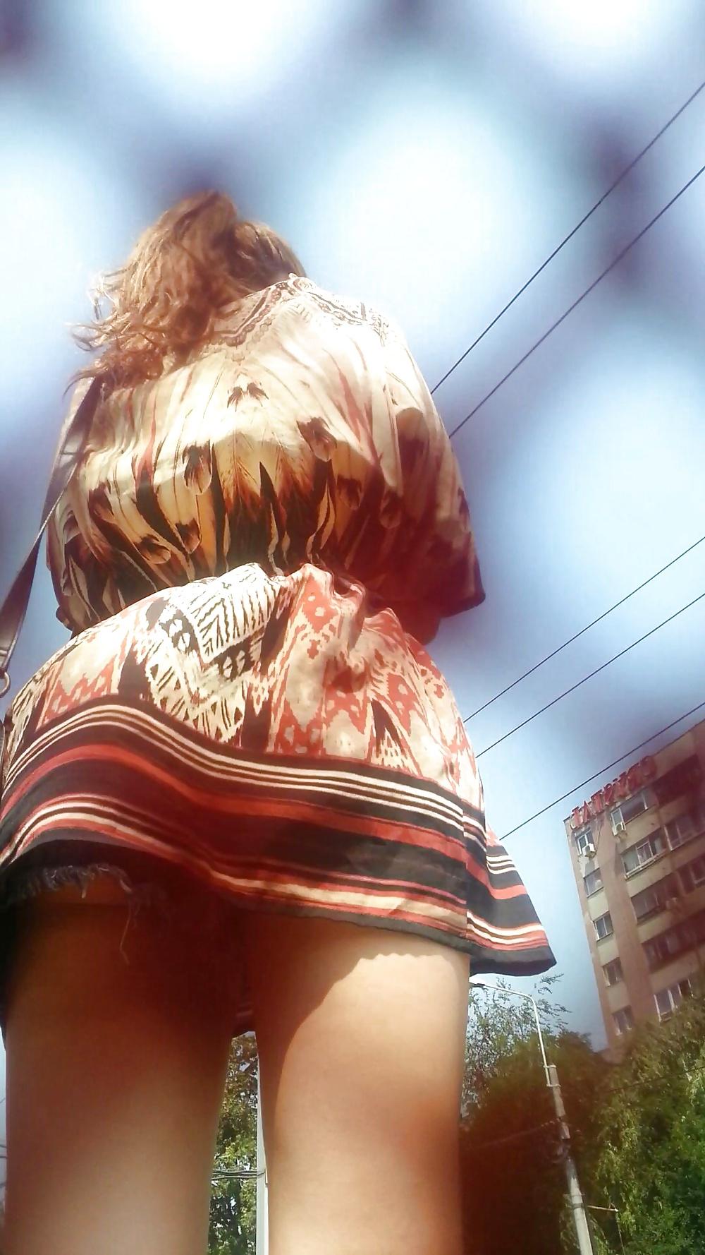 12P Spy sexy teens skirt&shorts romanian-nu cred ca are bikiny