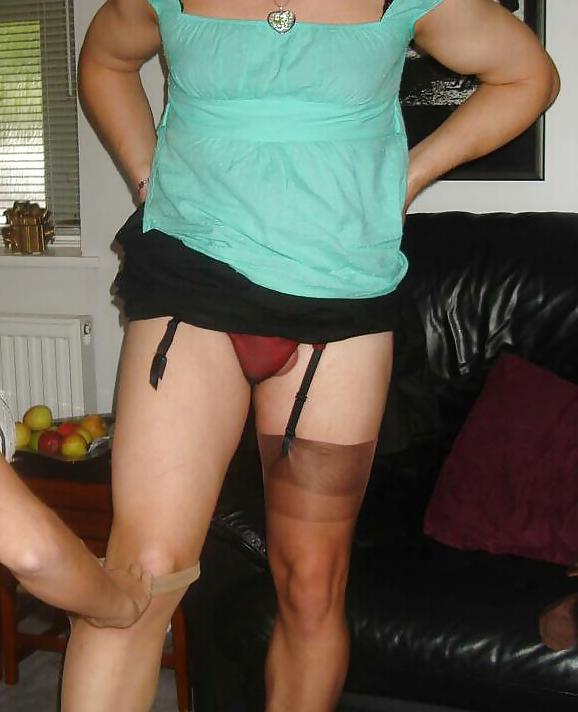 8P Wife Lending a Hand to Cross Dressing Husband