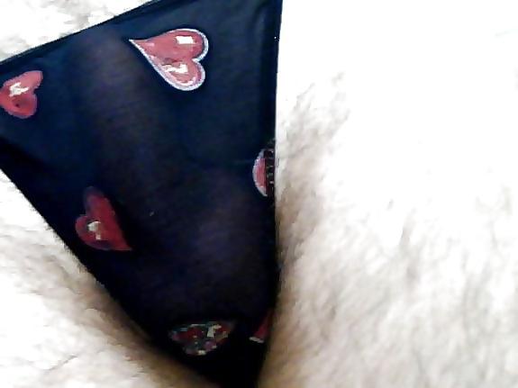 18P My small cock and my little panties neighbor.