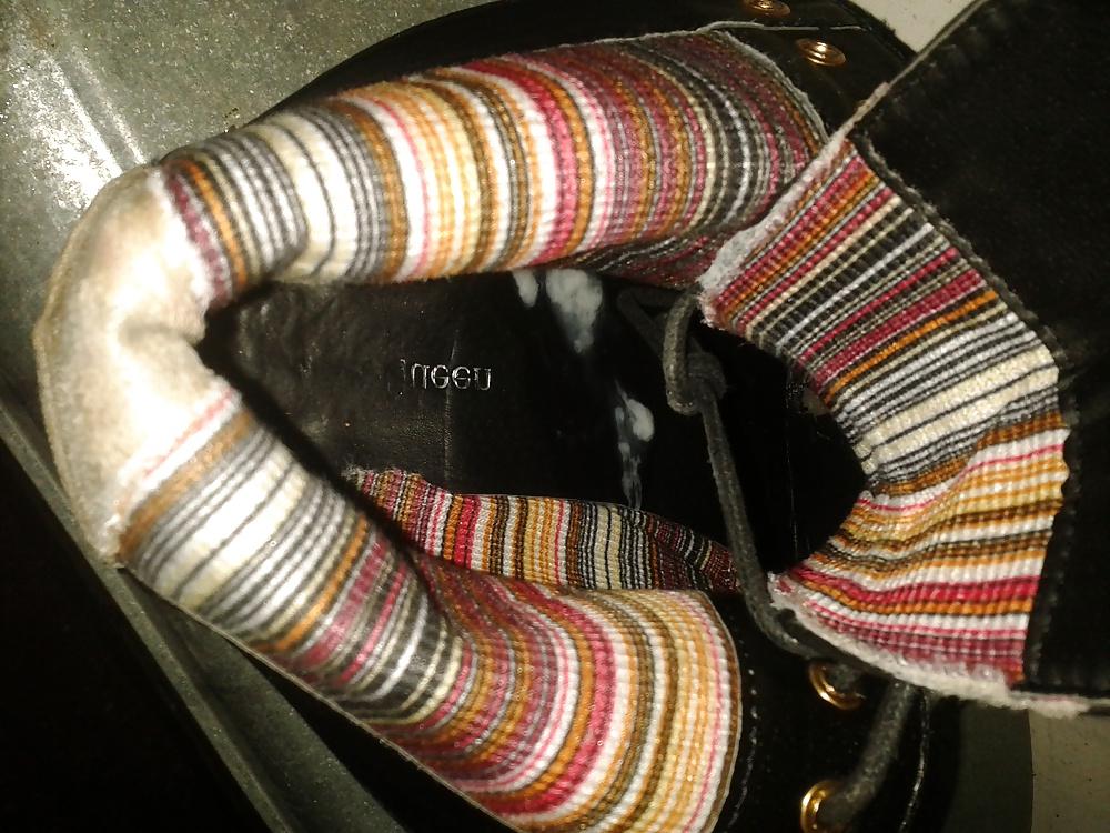 14P Cum in Shoes of a co-worker