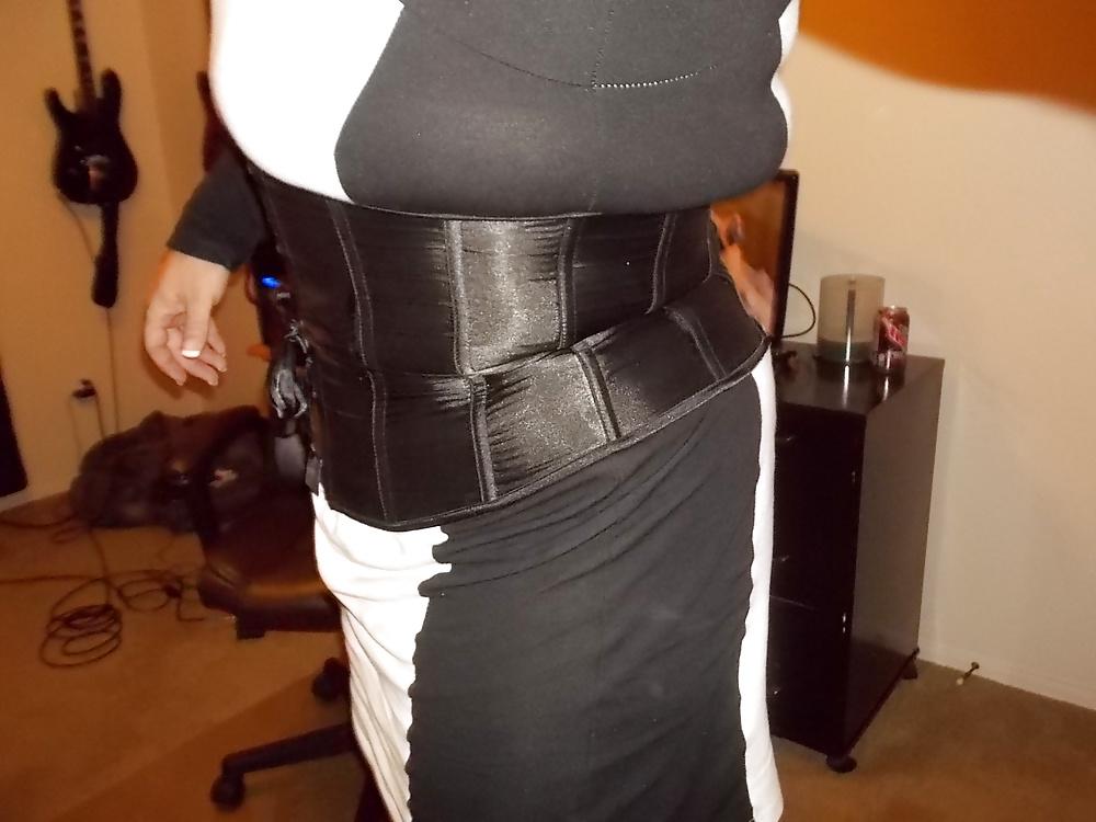 4P Blk corset