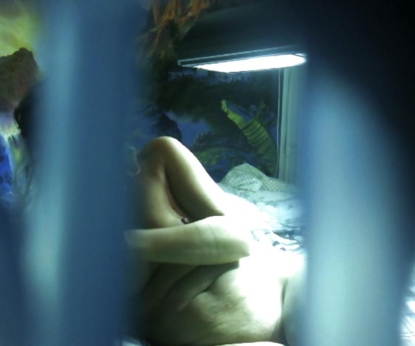 25P My wife tanning on hidden cam in our bedroom