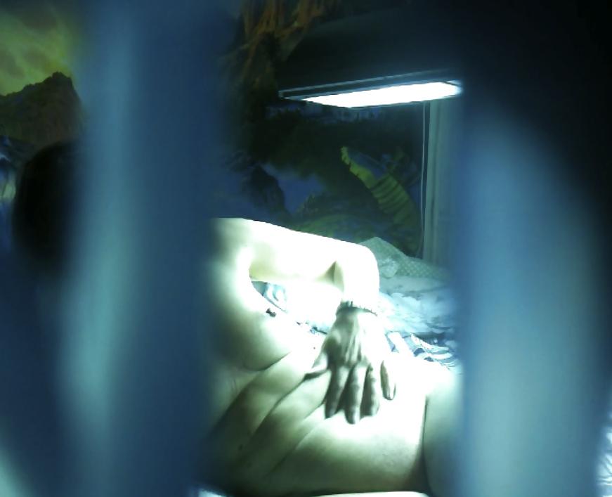 25P My wife tanning on hidden cam in our bedroom