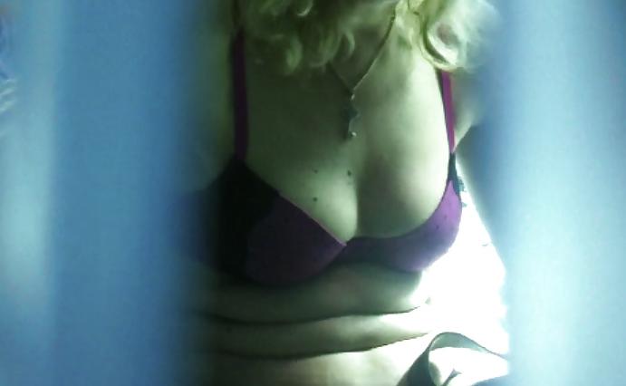 25P My wife tanning on hidden cam in our bedroom