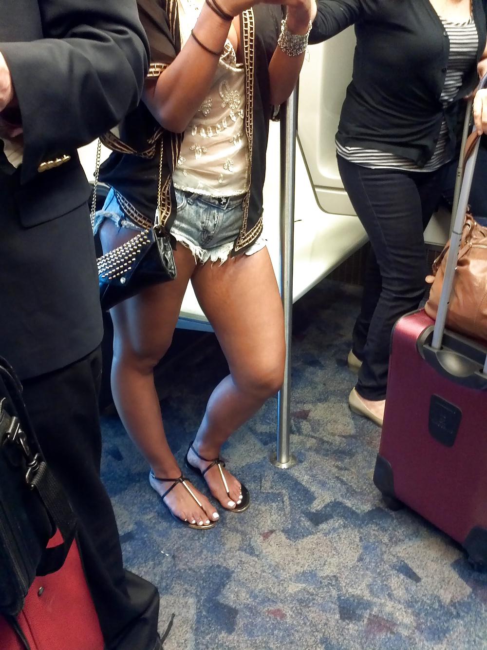 8P Dirty Teen Slut On Train