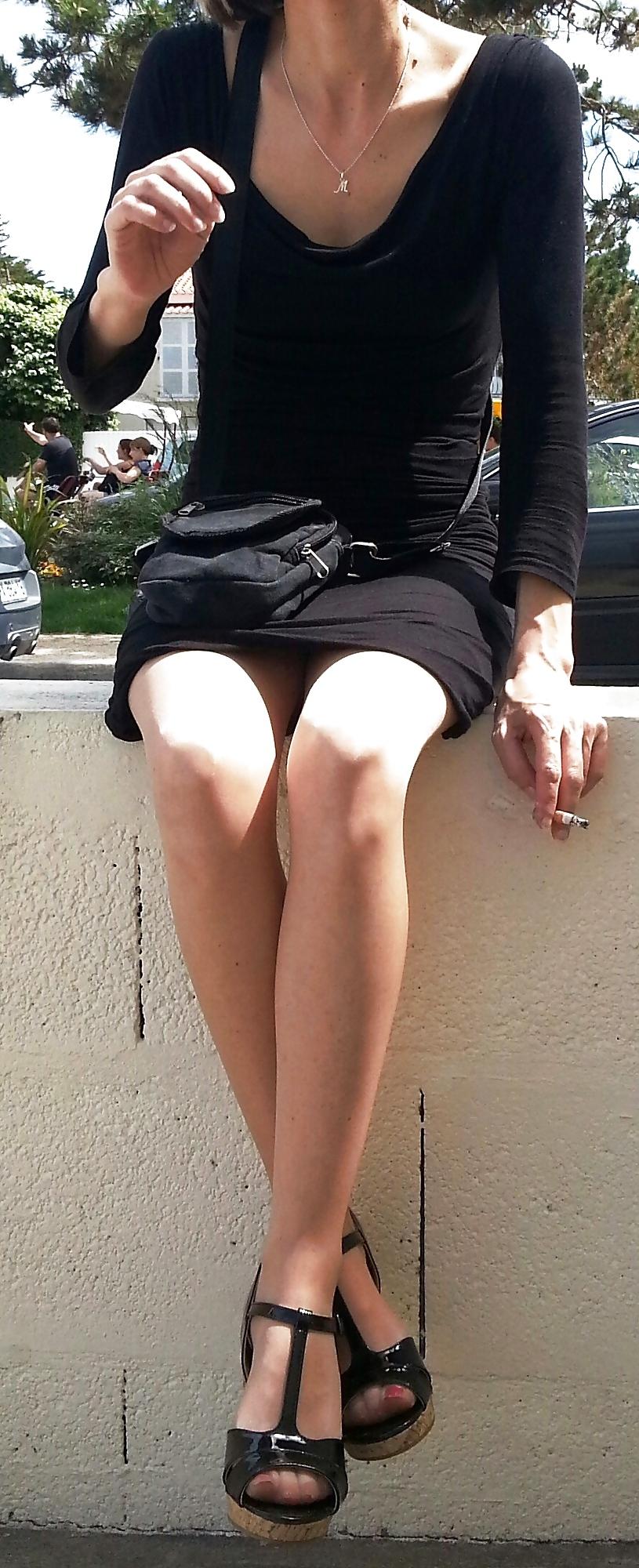 8P French hairy mature wife with pantihose