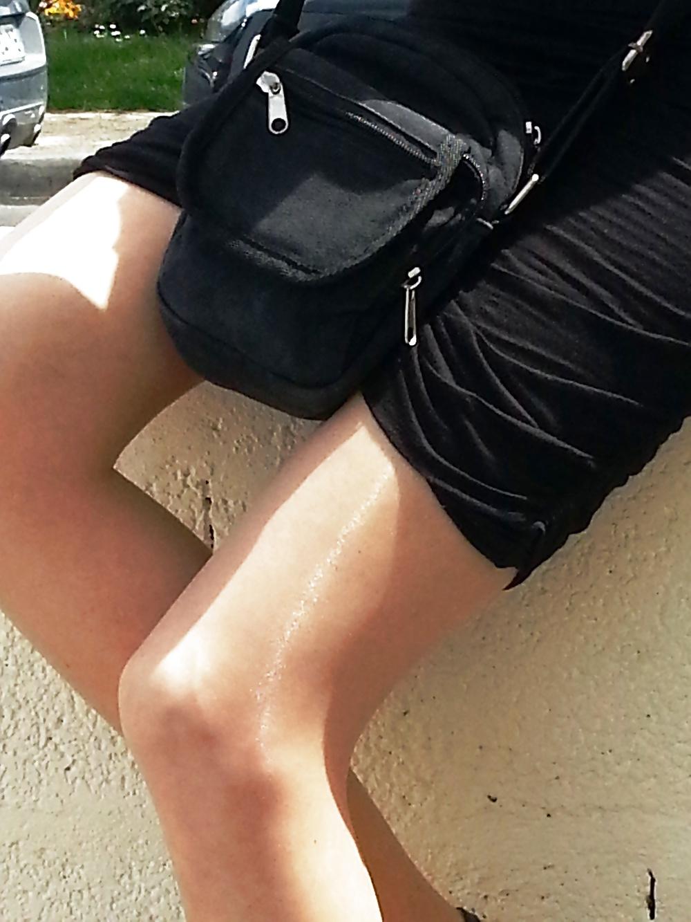 8P French hairy mature wife with pantihose
