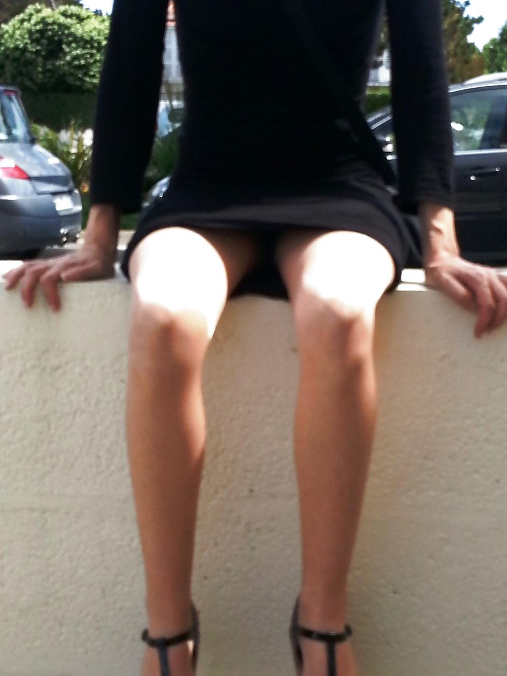 8P French hairy mature wife with pantihose