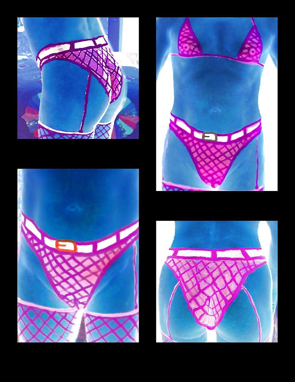 16P Crossdresser body painting