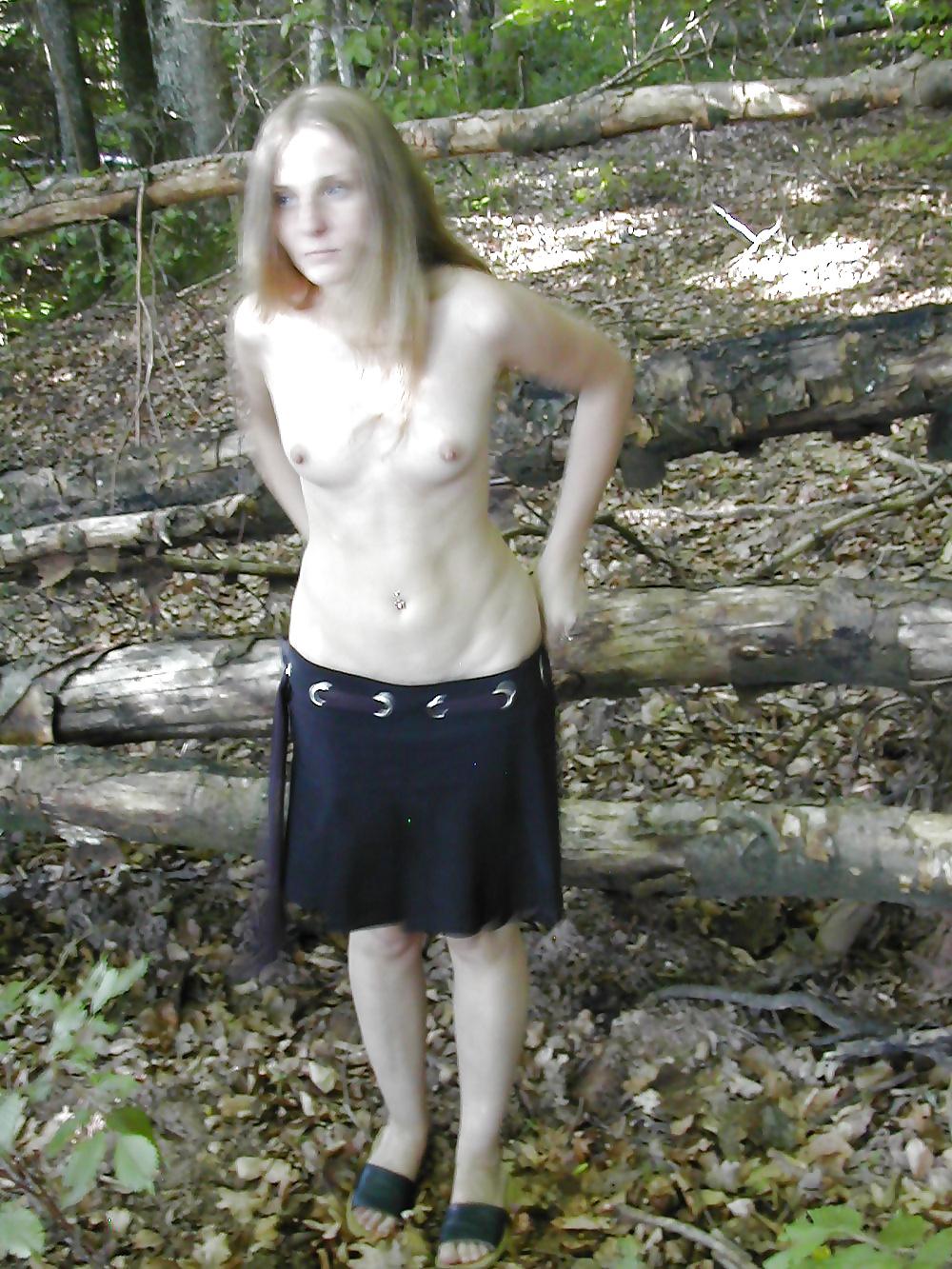 25P Stephanie in the forest
