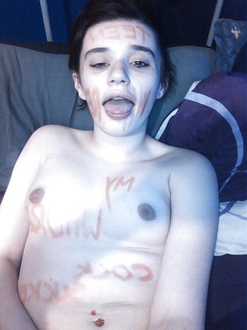 23P Bodywriting-Schlampen 2 ..
