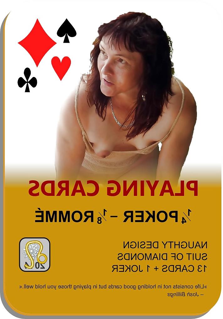 20P Naughty Playing Cards - Suit of Diamonds (ch-girl Edition)
