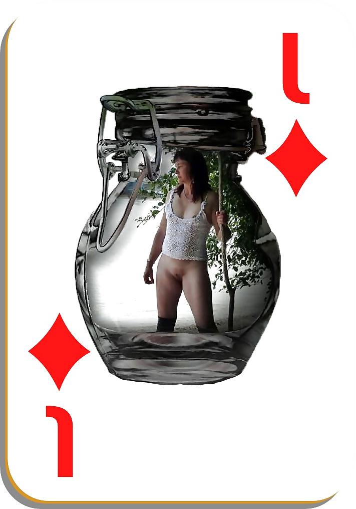 20P Naughty Playing Cards - Suit of Diamonds (ch-girl Edition)
